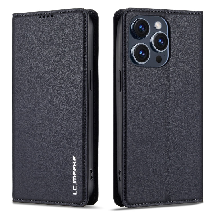 For iPhone 14 Pro Max LC.IMEEKE L1 Series Frosted Fine Texture PU Phone Case