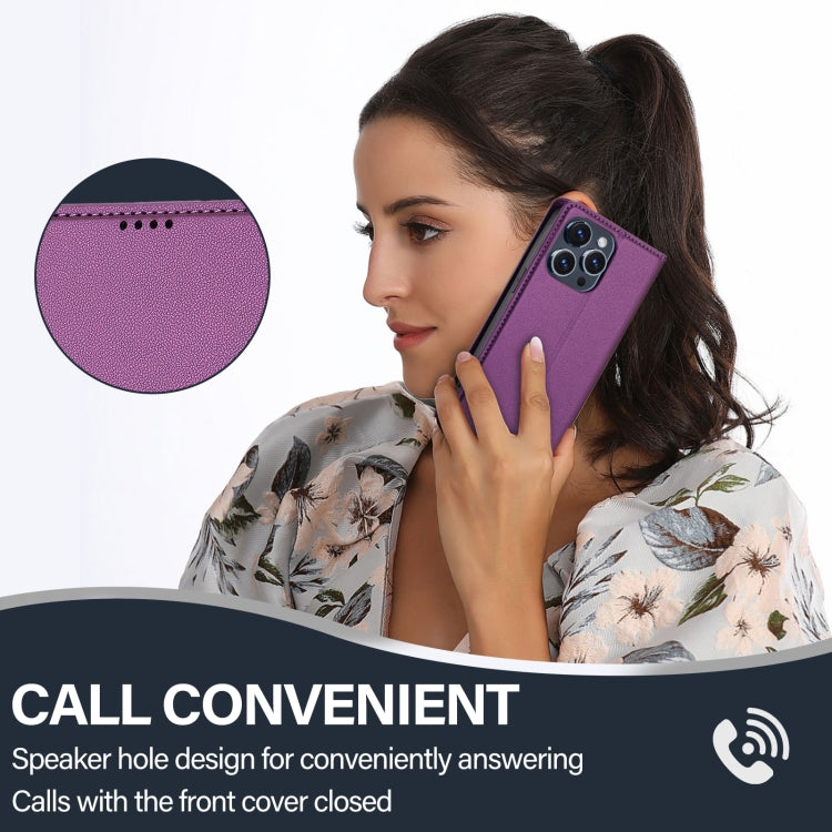 For iPhone 14 Pro Max LC.IMEEKE L1 Series Frosted Fine Texture PU Phone Case