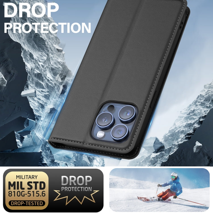 For iPhone 14 Pro LC.IMEEKE L1 Series Frosted Fine Texture PU Phone Case