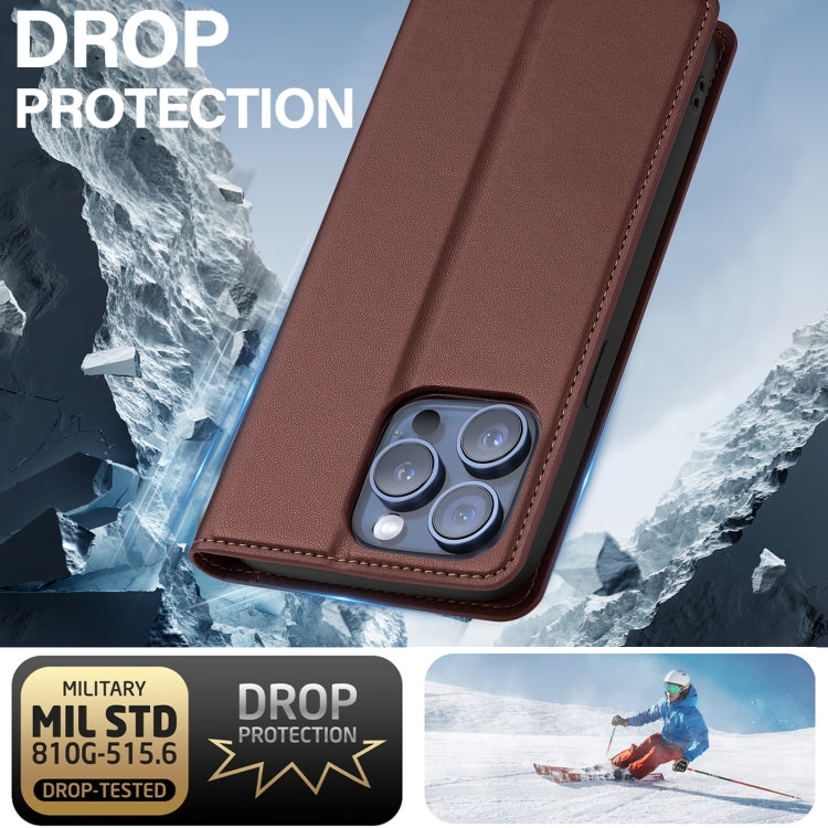 For iPhone 14 Pro LC.IMEEKE L1 Series Frosted Fine Texture PU Phone Case