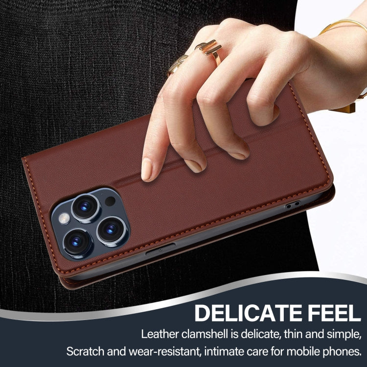 For iPhone 14 Pro LC.IMEEKE L1 Series Frosted Fine Texture PU Phone Case