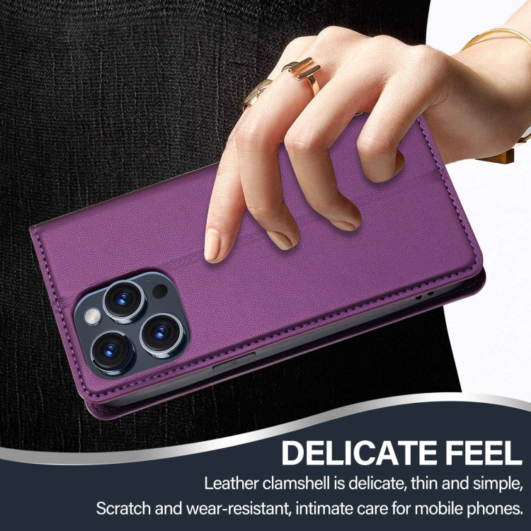 For iPhone 14 Pro LC.IMEEKE L1 Series Frosted Fine Texture PU Phone Case
