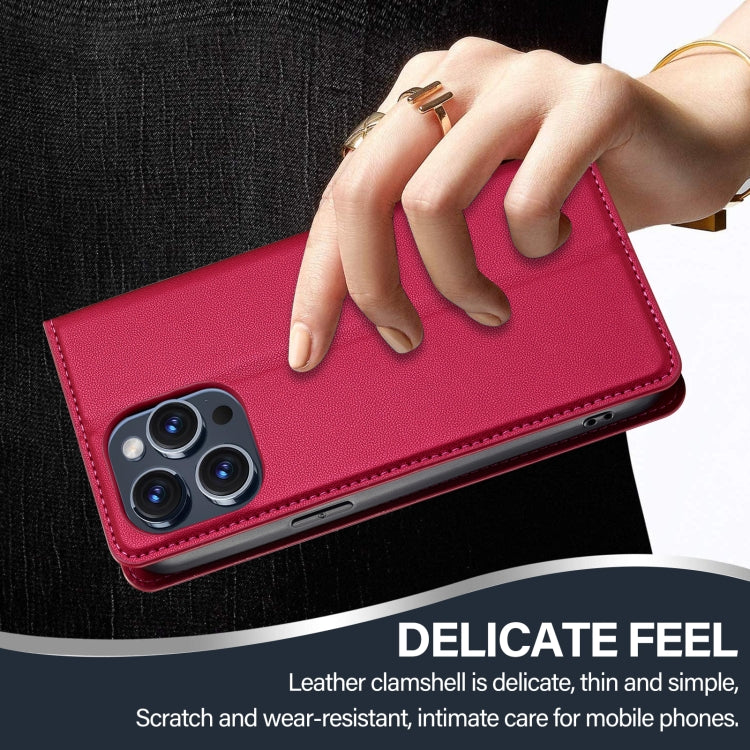 For iPhone 14 Pro LC.IMEEKE L1 Series Frosted Fine Texture PU Phone Case