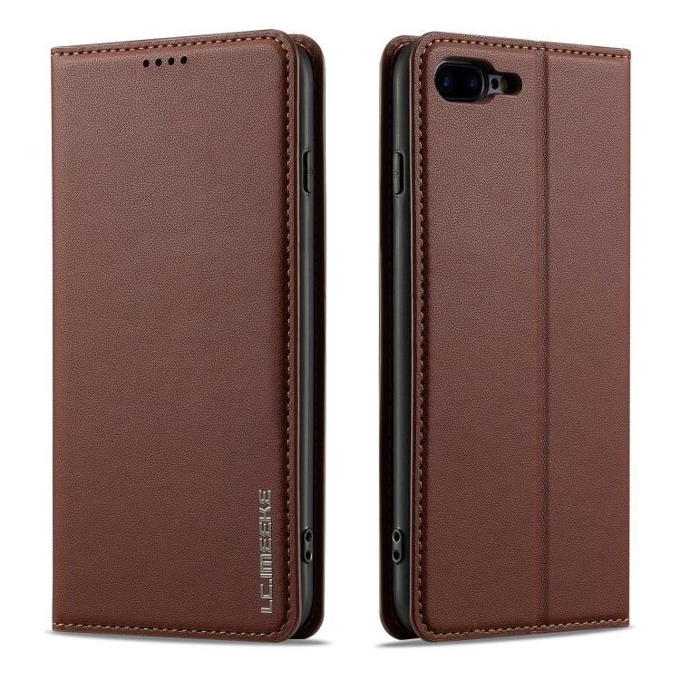 For iPhone 7 / 8 / SE 2020 LC.IMEEKE L1 Series Frosted Fine Texture PU Phone Case