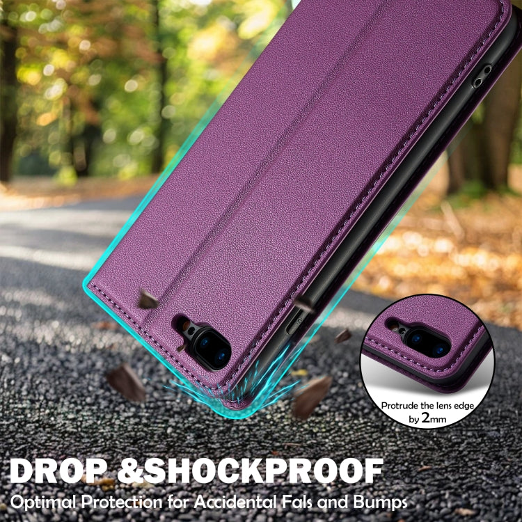For iPhone 7 / 8 / SE 2020 LC.IMEEKE L1 Series Frosted Fine Texture PU Phone Case