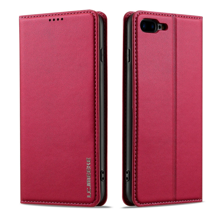 For iPhone 7 / 8 / SE 2020 LC.IMEEKE L1 Series Frosted Fine Texture PU Phone Case