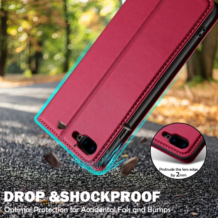 For iPhone 7 / 8 / SE 2020 LC.IMEEKE L1 Series Frosted Fine Texture PU Phone Case