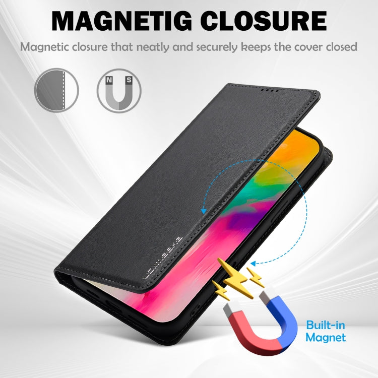 For iPhone 16 Pro Max LC.IMEEKE L1 Series Frosted Fine Texture PU Phone Case