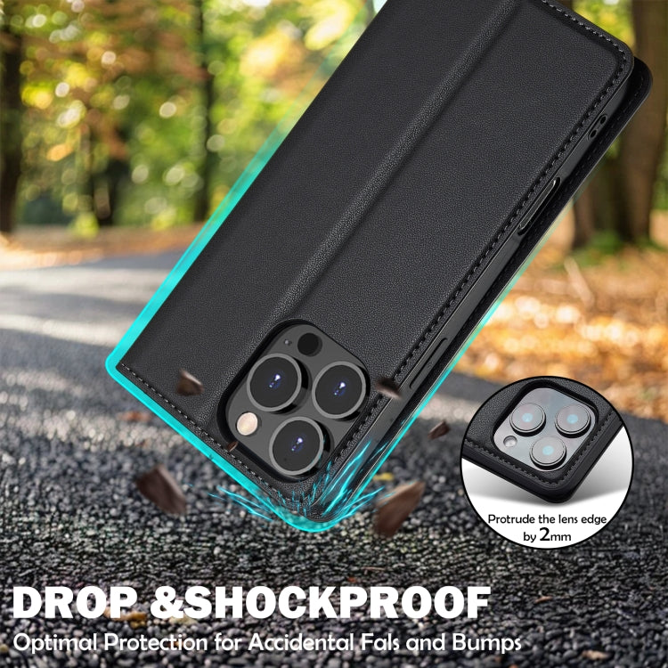 For iPhone 16 Pro Max LC.IMEEKE L1 Series Frosted Fine Texture PU Phone Case