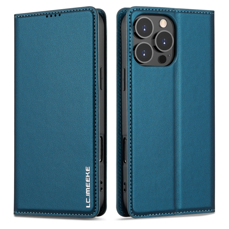 For iPhone 16 Pro Max LC.IMEEKE L1 Series Frosted Fine Texture PU Phone Case