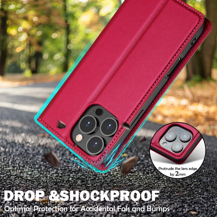 For iPhone 16 Pro Max LC.IMEEKE L1 Series Frosted Fine Texture PU Phone Case