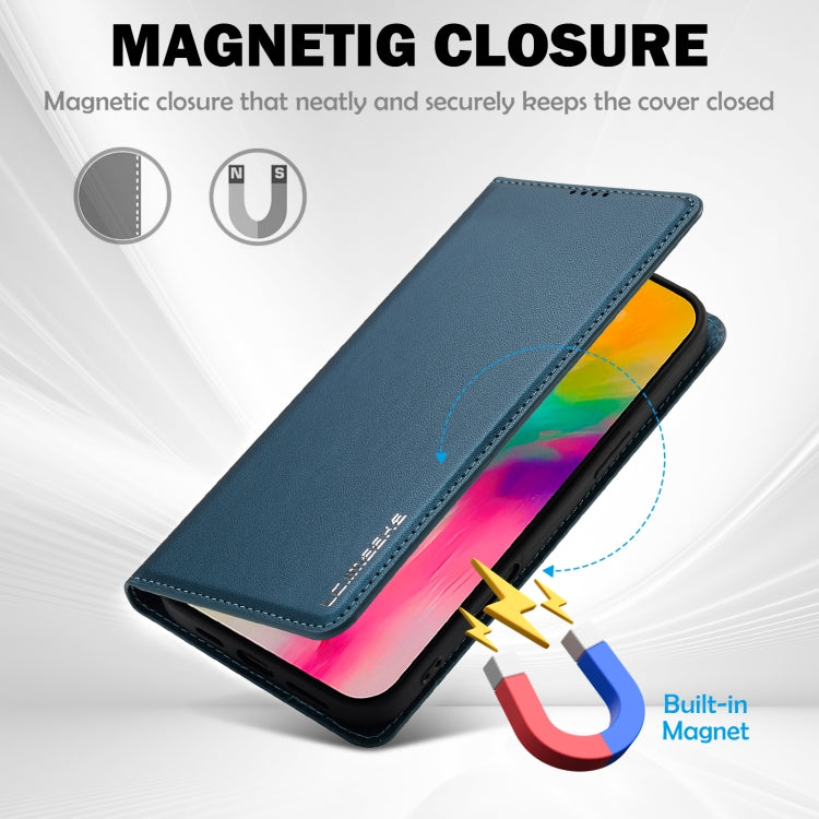For iPhone 16 Plus LC.IMEEKE L1 Series Frosted Fine Texture PU Phone Case