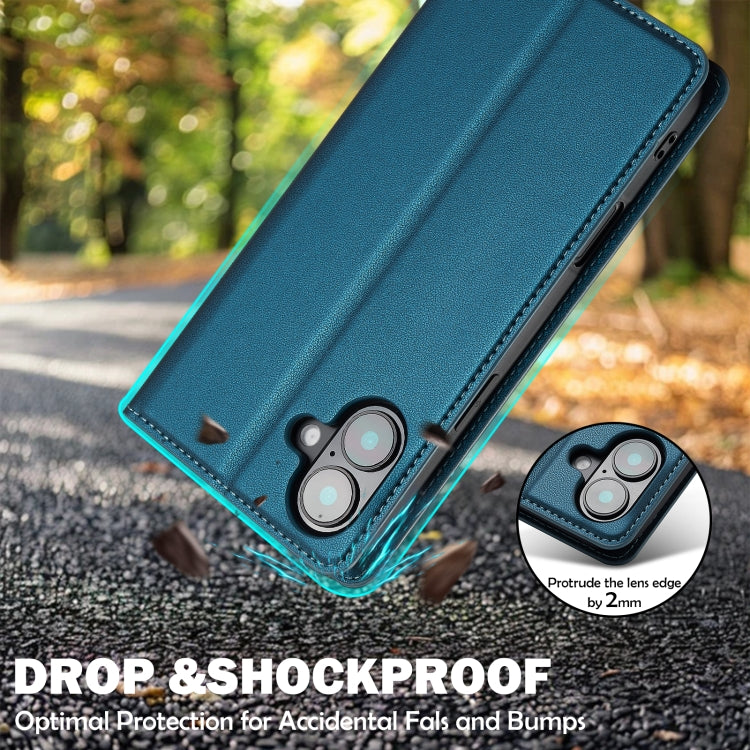 For iPhone 16 Plus LC.IMEEKE L1 Series Frosted Fine Texture PU Phone Case