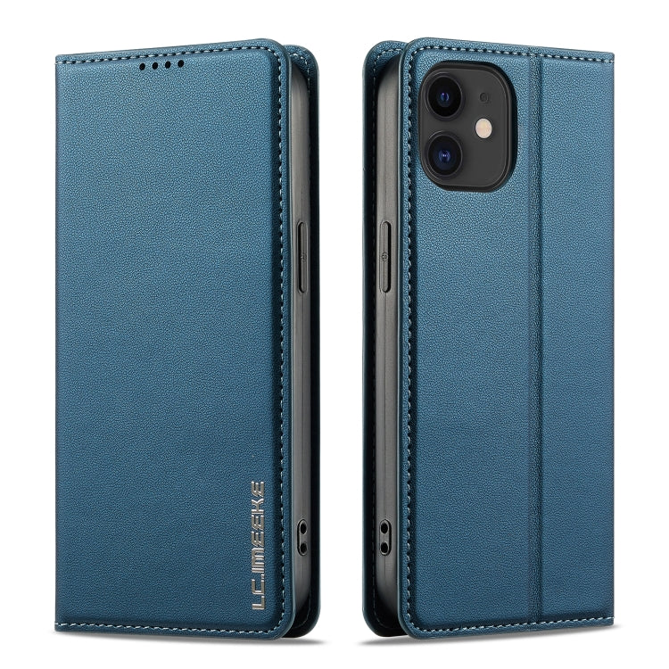 For iPhone 11 LC.IMEEKE L1 Series Frosted Fine Texture PU Phone Case