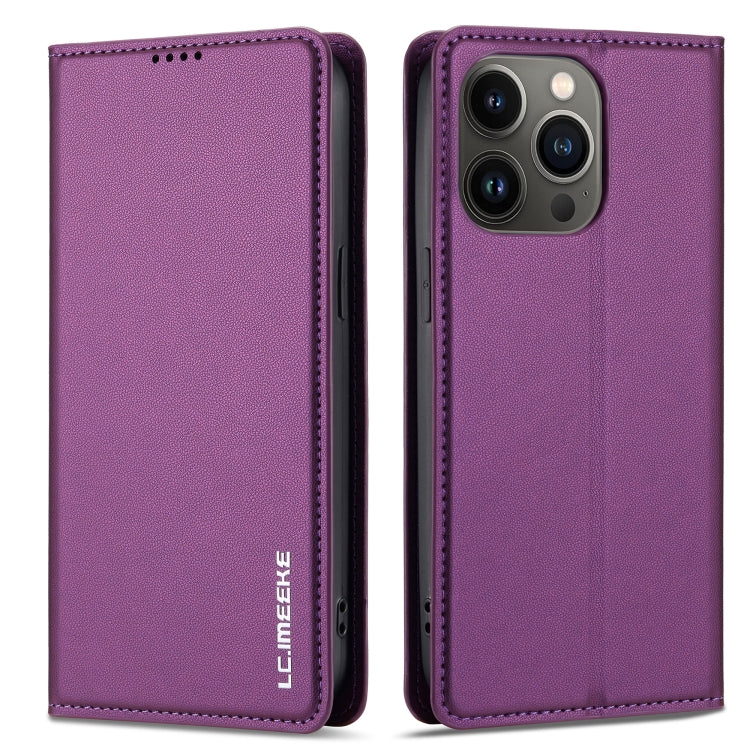 For iPhone 11 Pro LC.IMEEKE L1 Series Frosted Fine Texture PU Phone Case