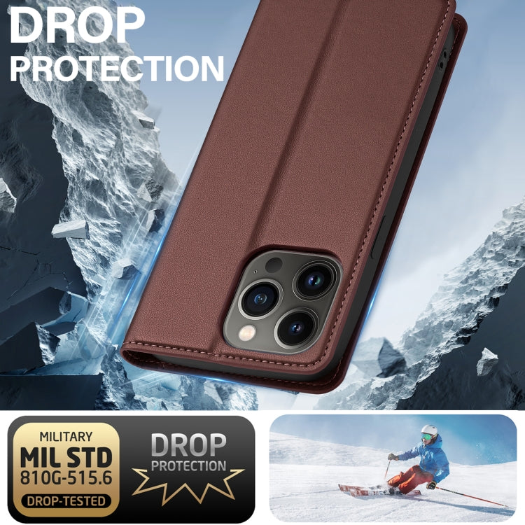 For iPhone 11 Pro Max LC.IMEEKE L1 Series Frosted Fine Texture PU Phone Case
