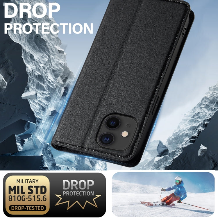 For iPhone 12 mini / 13 mini LC.IMEEKE L1 Series Frosted Fine Texture PU Phone Case