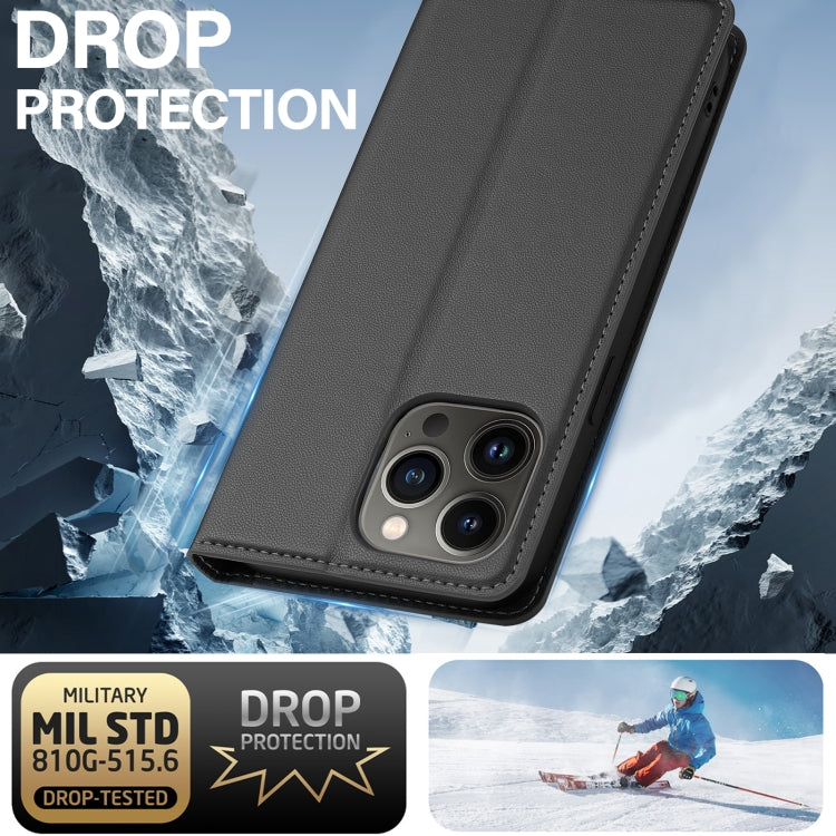 For iPhone 12 Pro Max LC.IMEEKE L1 Series Frosted Fine Texture PU Phone Case