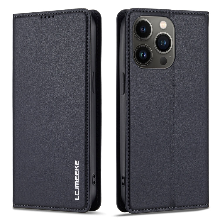 For iPhone 13 Pro Max LC.IMEEKE L1 Series Frosted Fine Texture PU Phone Case