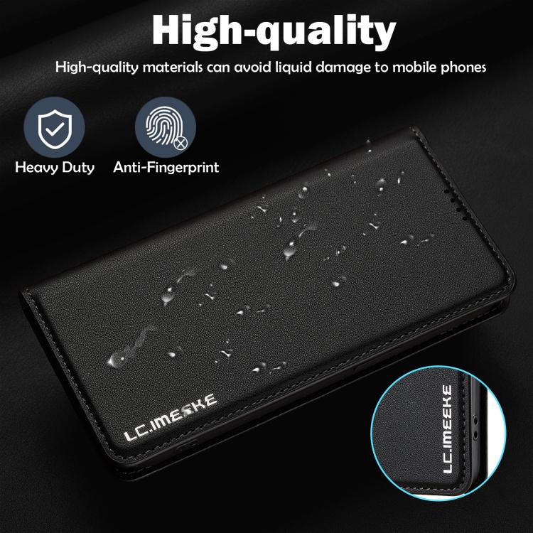 For iPhone 16e / 17e LC.IMEEKE L1 Series Frosted Fine Texture PU Phone Case