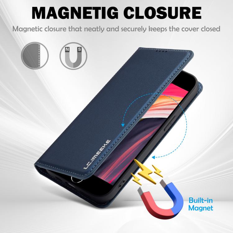 For iPhone 16e / 17e LC.IMEEKE L1 Series Frosted Fine Texture PU Phone Case