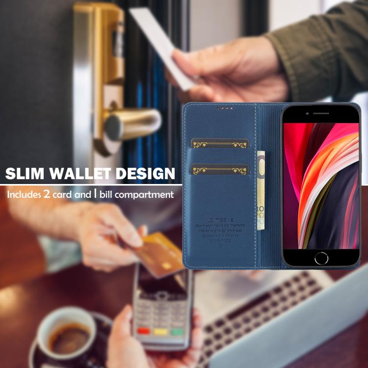 For iPhone 16e / 17e LC.IMEEKE L1 Series Frosted Fine Texture PU Phone Case