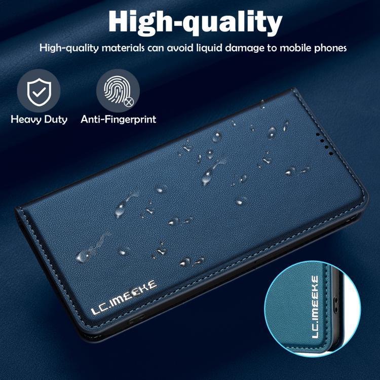 For iPhone 16e / 17e LC.IMEEKE L1 Series Frosted Fine Texture PU Phone Case
