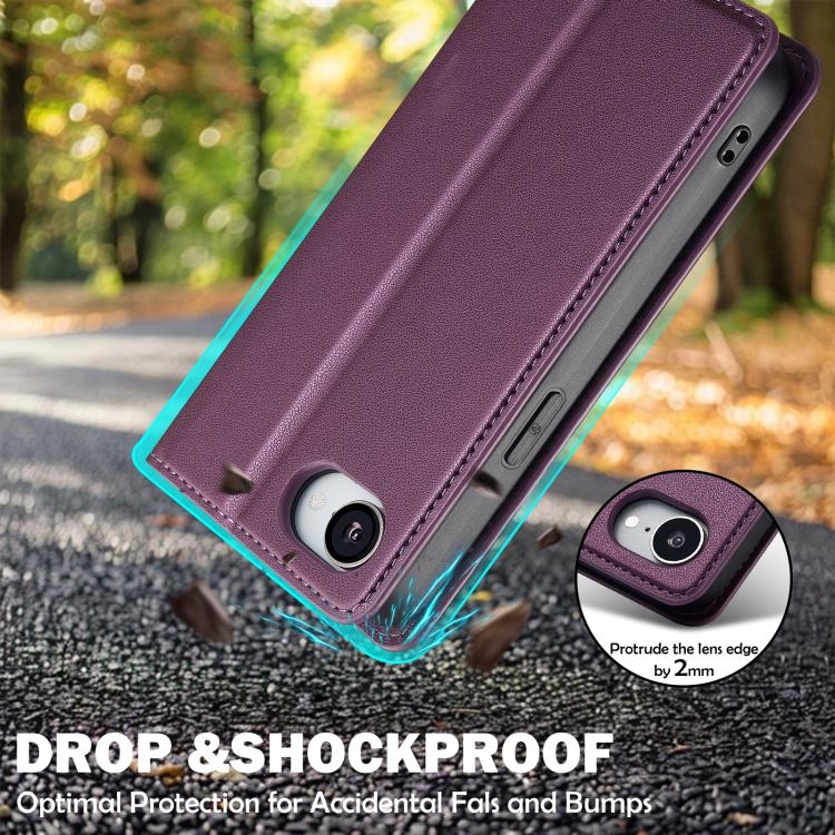 For iPhone 16e / 17e LC.IMEEKE L1 Series Frosted Fine Texture PU Phone Case