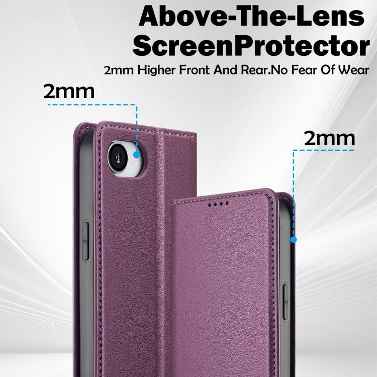 For iPhone 16e / 17e LC.IMEEKE L1 Series Frosted Fine Texture PU Phone Case