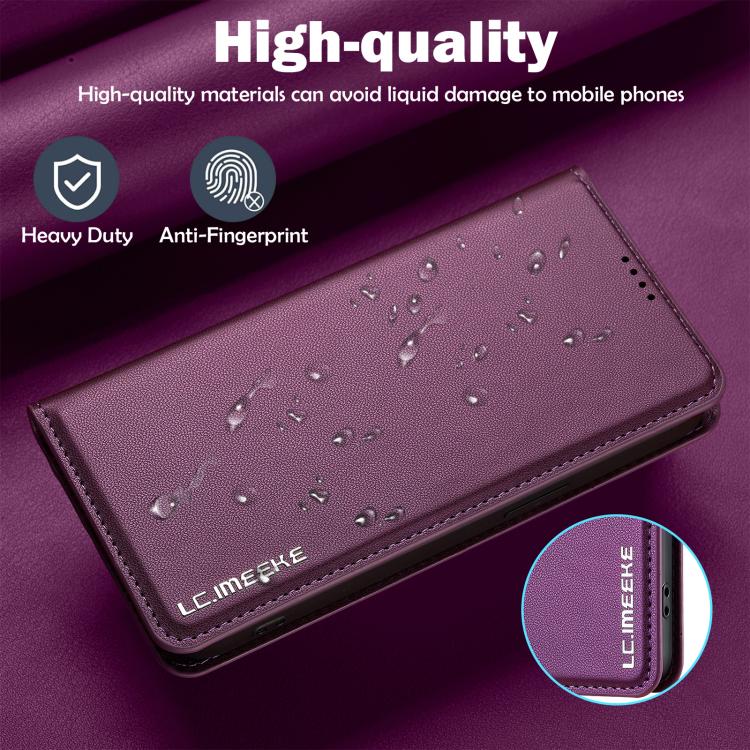 For iPhone 16e / 17e LC.IMEEKE L1 Series Frosted Fine Texture PU Phone Case