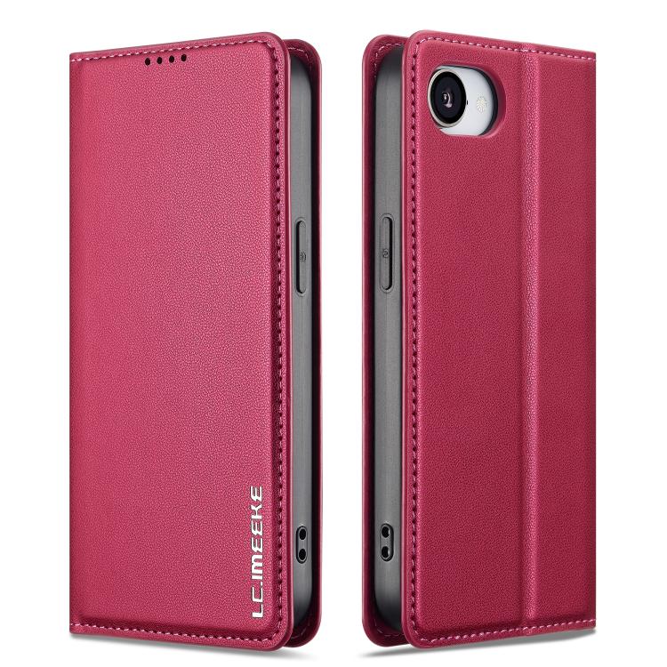 For iPhone 16e / 17e LC.IMEEKE L1 Series Frosted Fine Texture PU Phone Case