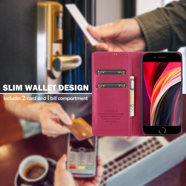 For iPhone 16e / 17e LC.IMEEKE L1 Series Frosted Fine Texture PU Phone Case
