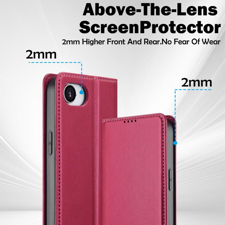 For iPhone 16e / 17e LC.IMEEKE L1 Series Frosted Fine Texture PU Phone Case