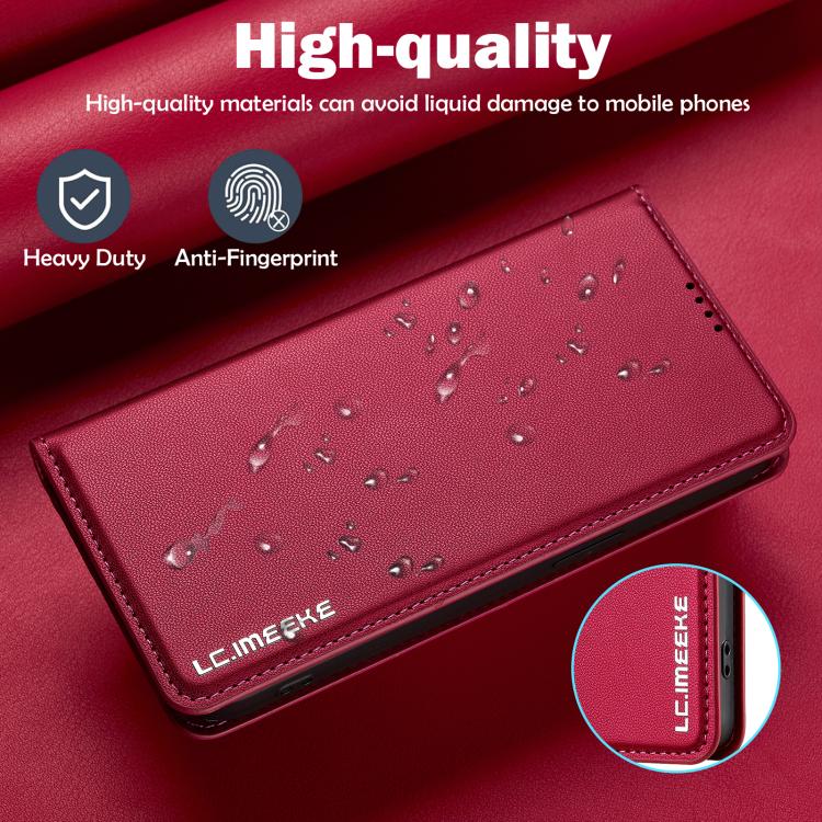 For iPhone 16e / 17e LC.IMEEKE L1 Series Frosted Fine Texture PU Phone Case