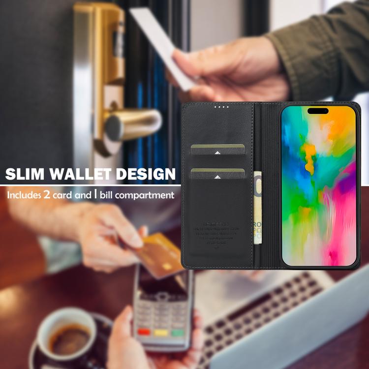 For iPhone 17 LC.IMEEKE L1 Series Frosted Fine Texture PU Phone Case
