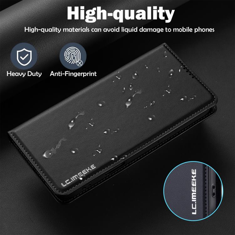 For iPhone 17 LC.IMEEKE L1 Series Frosted Fine Texture PU Phone Case