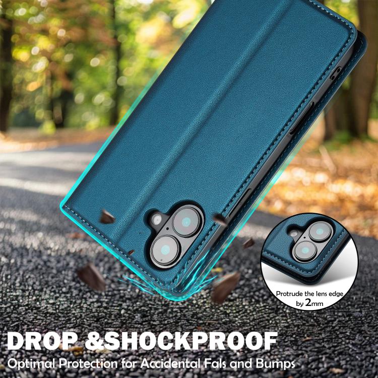 For iPhone 17 LC.IMEEKE L1 Series Frosted Fine Texture PU Phone Case