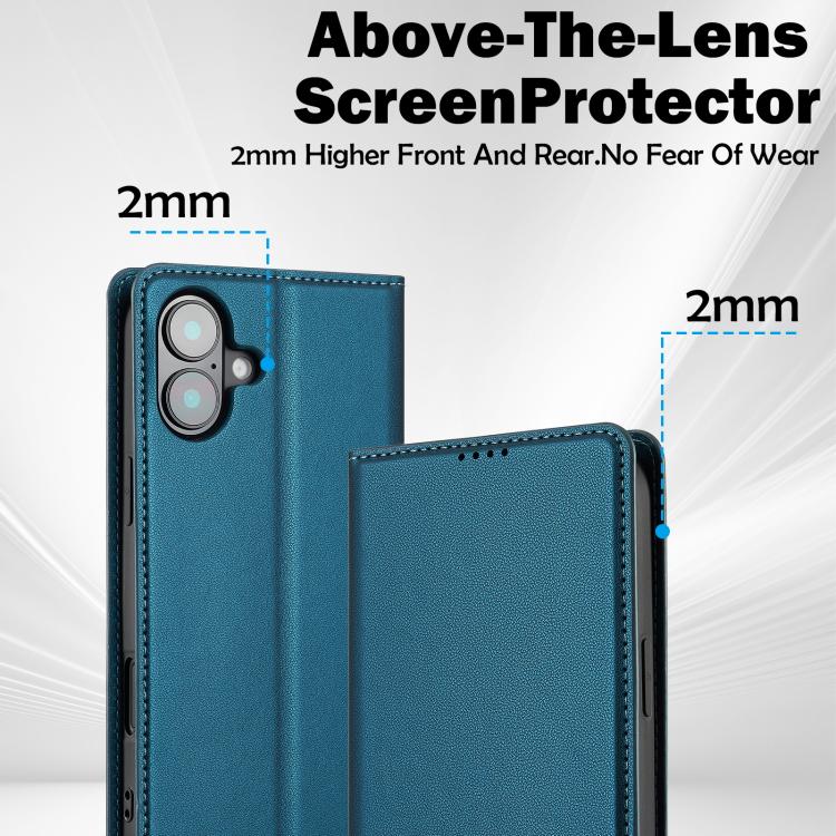 For iPhone 17 LC.IMEEKE L1 Series Frosted Fine Texture PU Phone Case