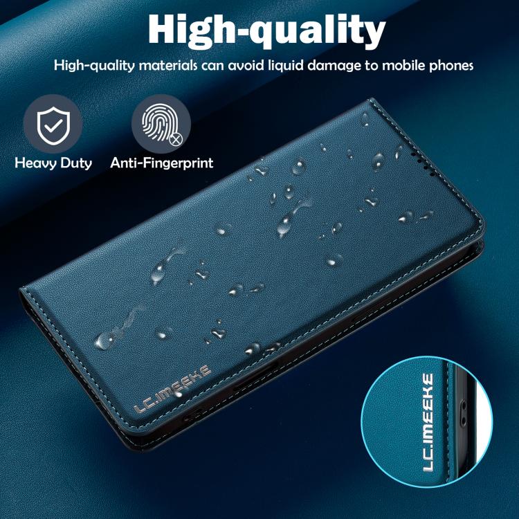For iPhone 17 LC.IMEEKE L1 Series Frosted Fine Texture PU Phone Case