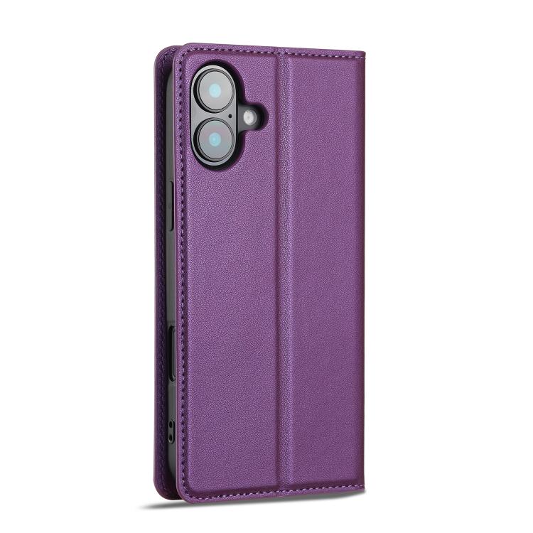 For iPhone 17 LC.IMEEKE L1 Series Frosted Fine Texture PU Phone Case