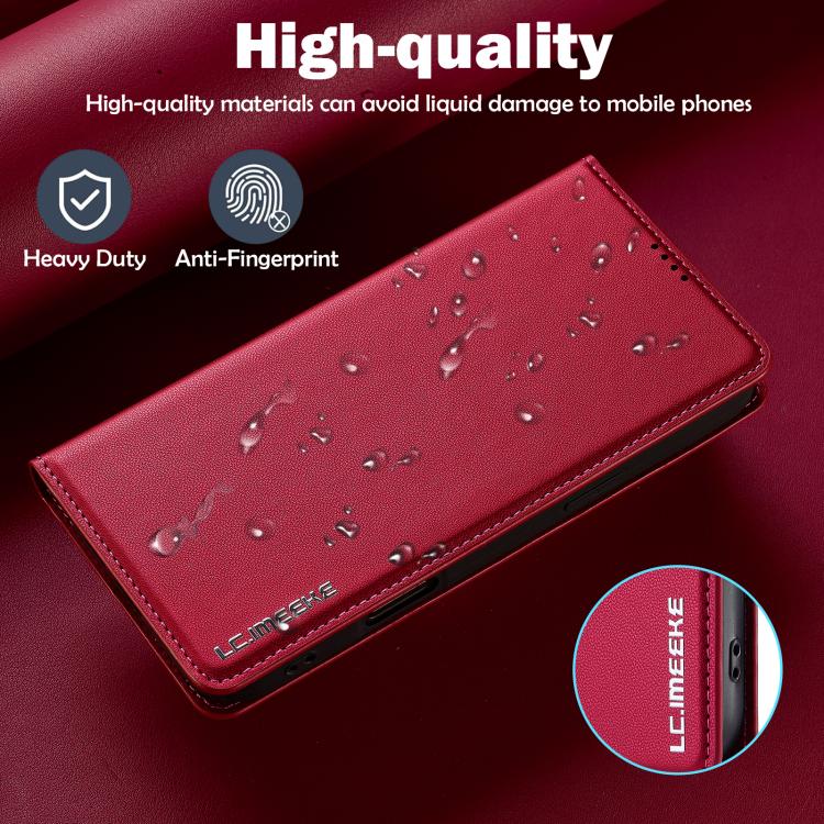 For iPhone 17 LC.IMEEKE L1 Series Frosted Fine Texture PU Phone Case