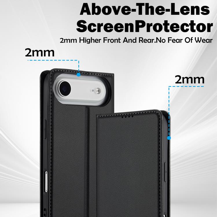 For iPhone Air LC.IMEEKE L1 Series Frosted Fine Texture PU Phone Case