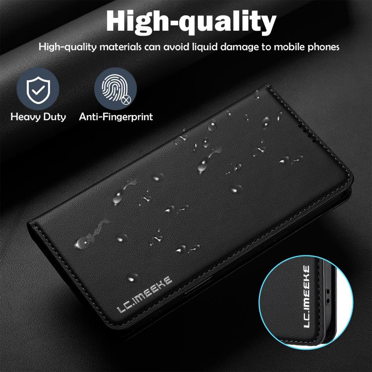 For iPhone Air LC.IMEEKE L1 Series Frosted Fine Texture PU Phone Case