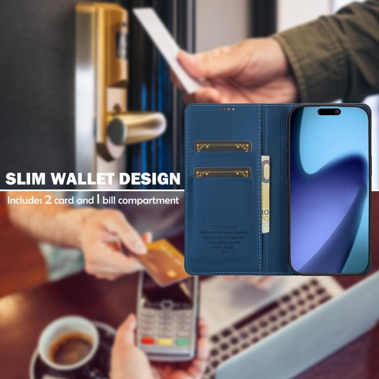 For iPhone Air LC.IMEEKE L1 Series Frosted Fine Texture PU Phone Case