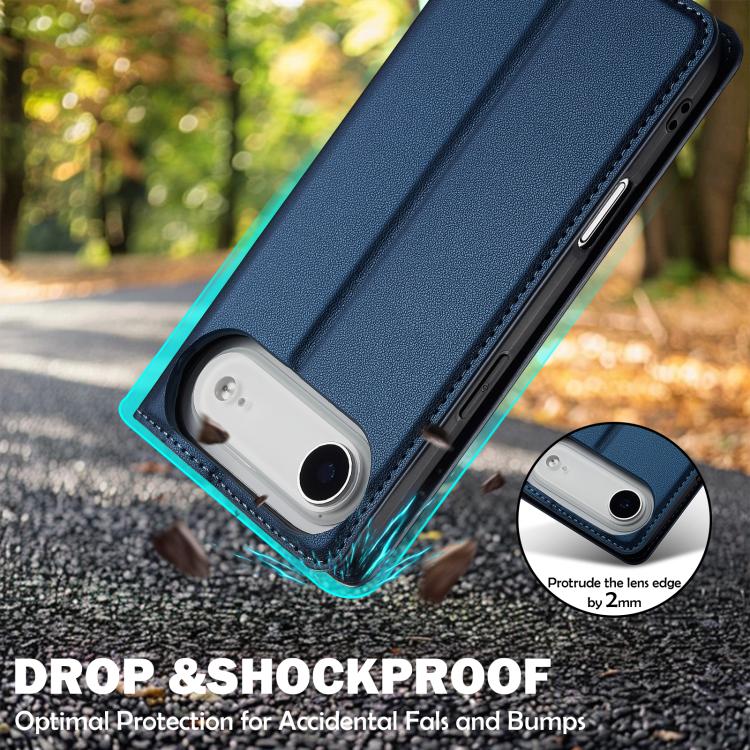 For iPhone Air LC.IMEEKE L1 Series Frosted Fine Texture PU Phone Case