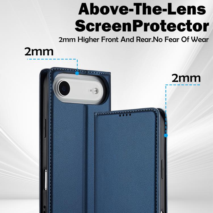 For iPhone Air LC.IMEEKE L1 Series Frosted Fine Texture PU Phone Case