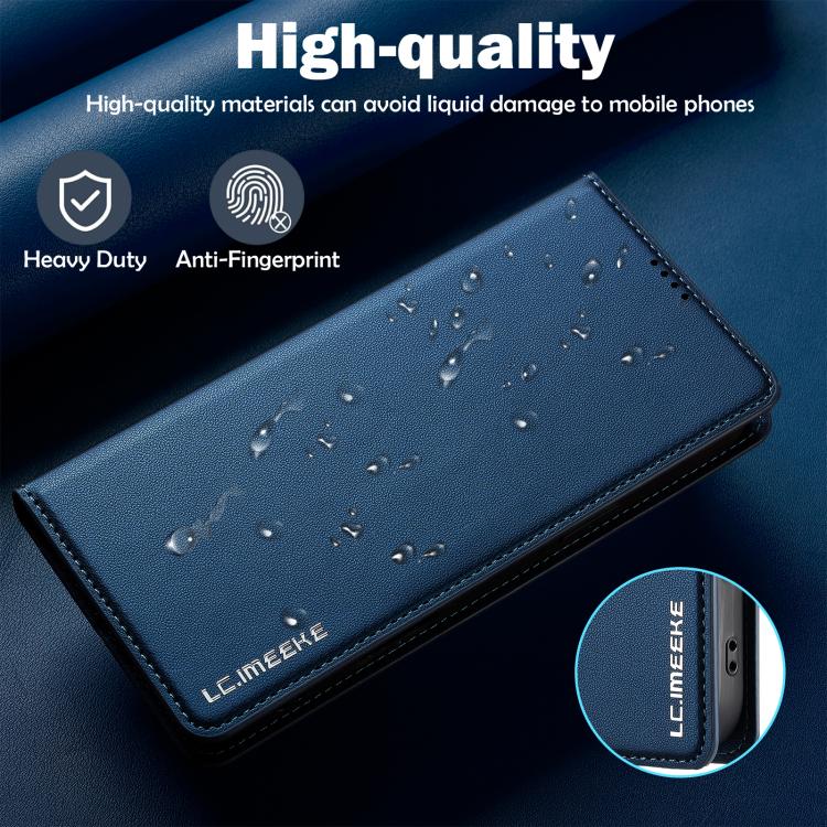 For iPhone 17 Pro LC.IMEEKE L1 Series Frosted Fine Texture PU Phone Case