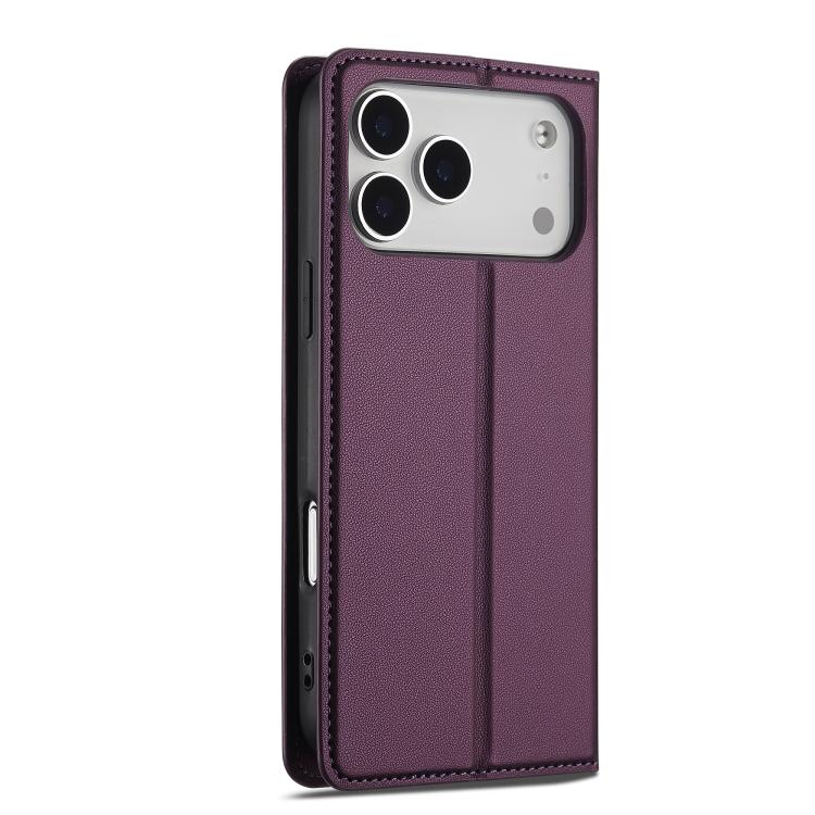 For iPhone 17 Pro LC.IMEEKE L1 Series Frosted Fine Texture PU Phone Case