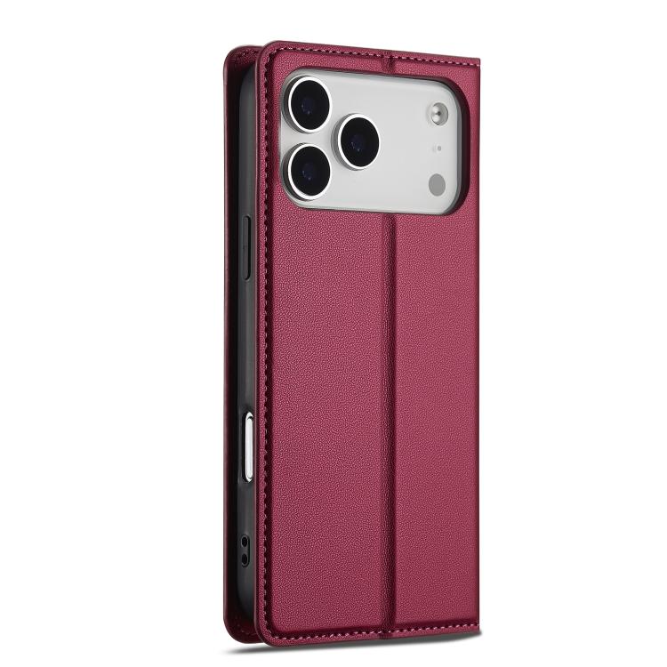 For iPhone 17 Pro LC.IMEEKE L1 Series Frosted Fine Texture PU Phone Case