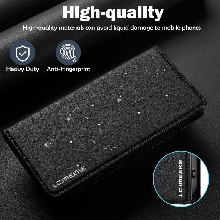 For iPhone 17 Pro Max LC.IMEEKE L1 Series Frosted Fine Texture PU Phone Case